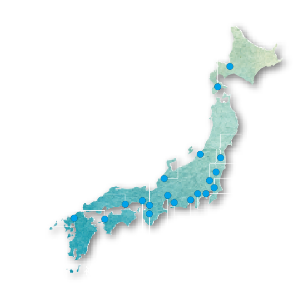 全国の三和ペイント拠点