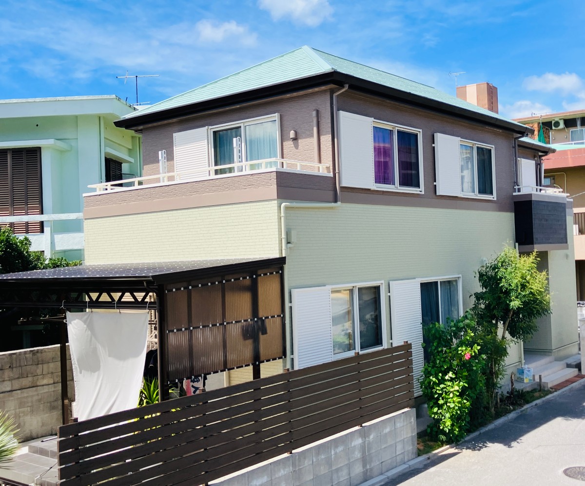 【糸満市_T様邸の外壁塗装実績】