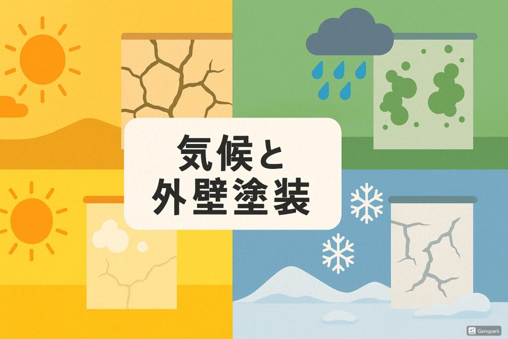 気候と外壁塗装
